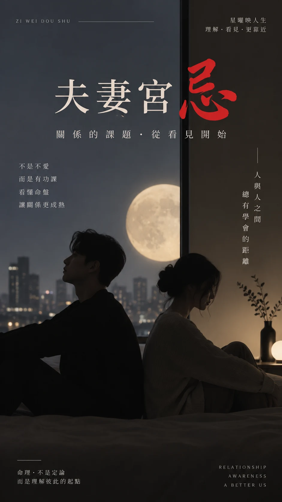 夫妻宮化忌，一定會離婚嗎